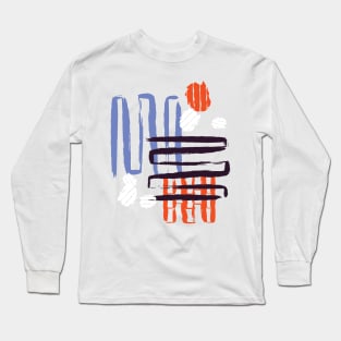 Abstract geometric shapes Long Sleeve T-Shirt